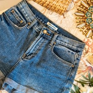 BILLABONG CUFFED DENIM SHORTS